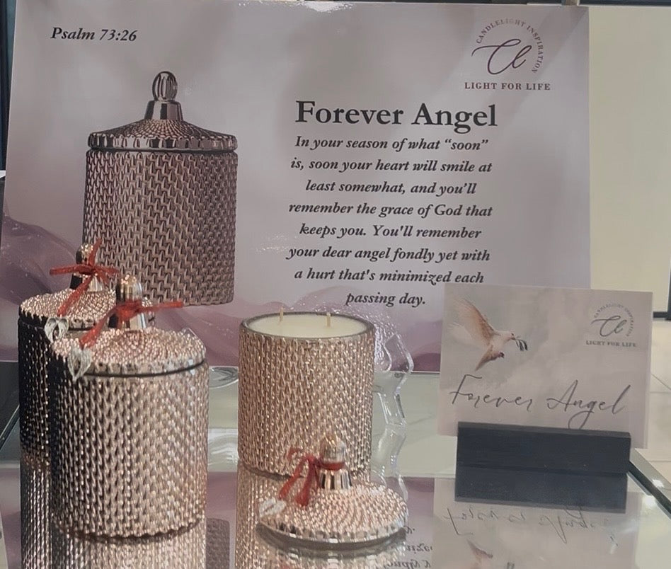 Forever Angel Memorial Candle