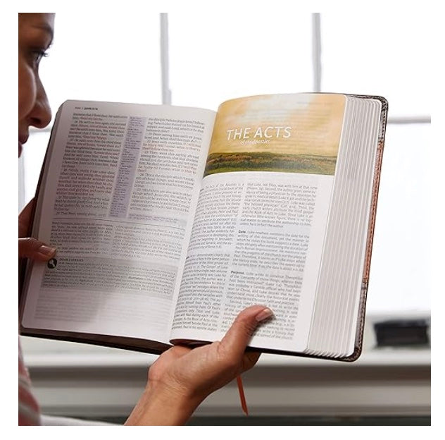 KJV, The King James Study Bible, Bonded Leather, Burgundy, Red Letter, Full-Color Edition - Candlelight Inspiration 