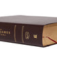 KJV, The King James Study Bible, Bonded Leather, Burgundy, Red Letter, Full-Color Edition - Candlelight Inspiration 